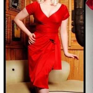Pinup Girl Couture Ava dress red M